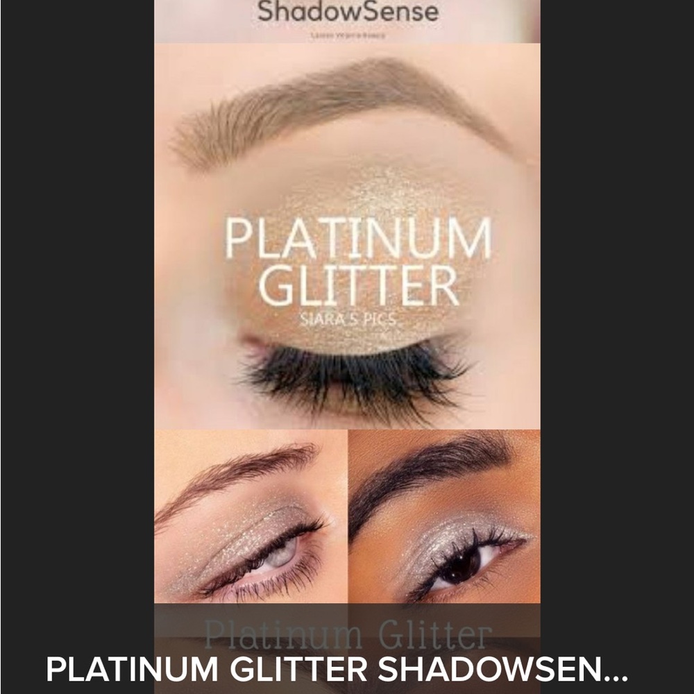 SeneGence Platinum Glitter ShadowSense Eyeshadow

4 available 

Each one is $12